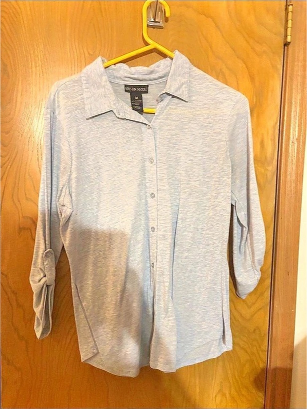 Kristen Cole women’s blue Button-Down Shirt